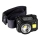 Linterna frontal LED recargable y regulable con sensor y luz roja LED/6W/5V/3xAAA IP44 500 brillante 1200 mAh