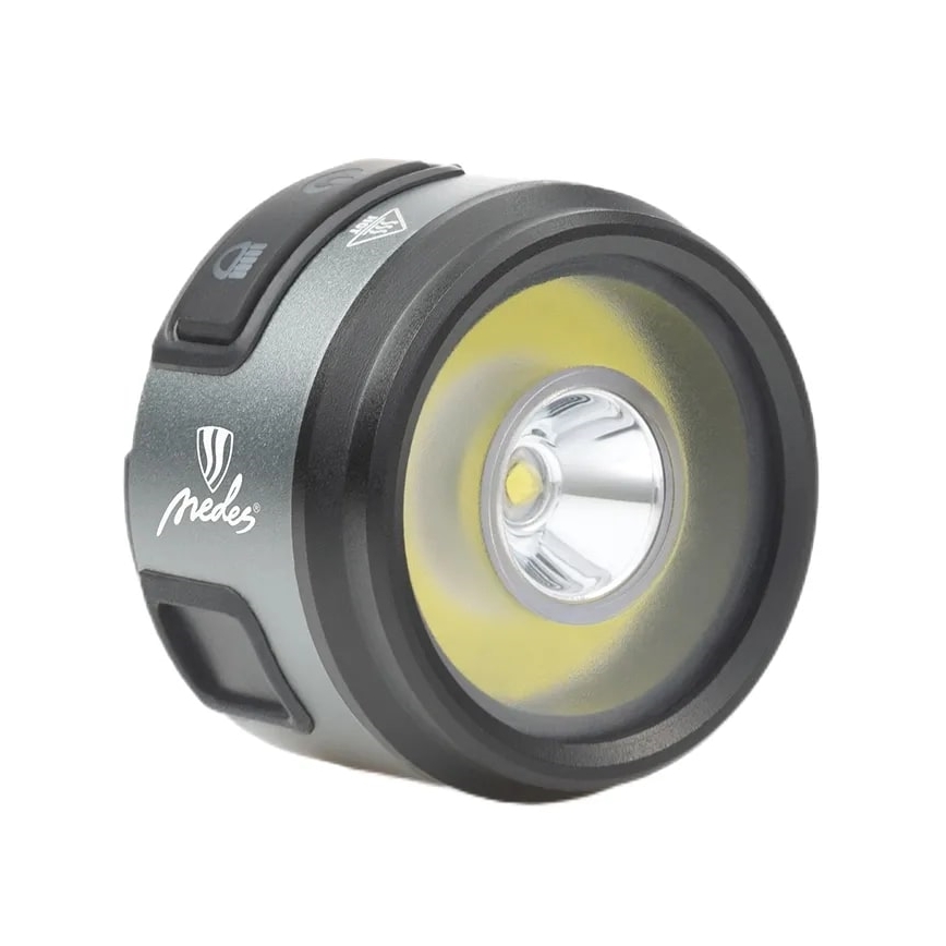 Linterna frontal LED recargable y regulable LED/8W/5V IP42 210 lm 800 mAh
