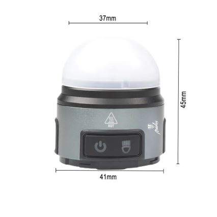 Linterna frontal LED recargable y regulable LED/8W/5V IP42 210 lm 800 mAh