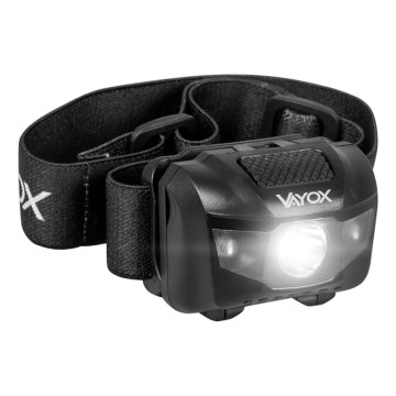Linterna frontal LED regulable 3xLED/3xAAA IPX4 100 brillante