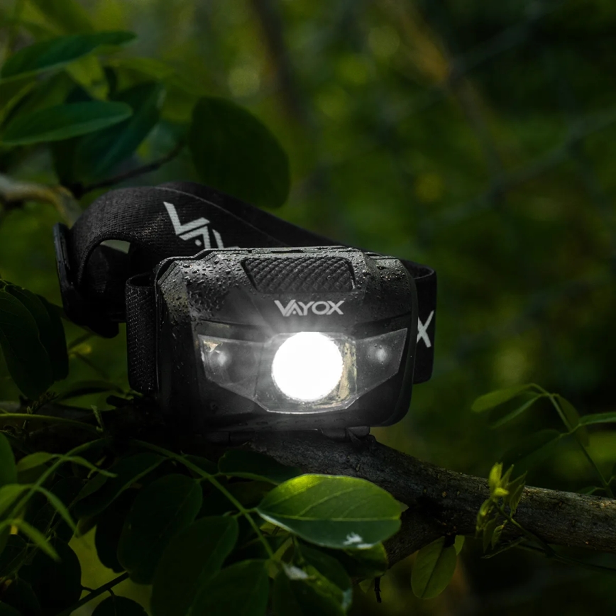 Linterna frontal LED regulable 3xLED/3xAAA IPX4 100 brillante