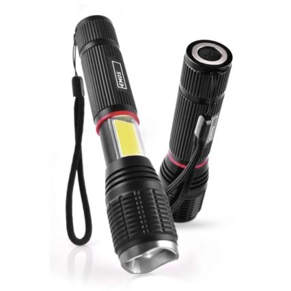Linterna LED 2en1 COB LED/3xAAA