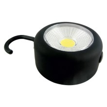 Linterna LED con gancho e imán LED/3W/3xAAA