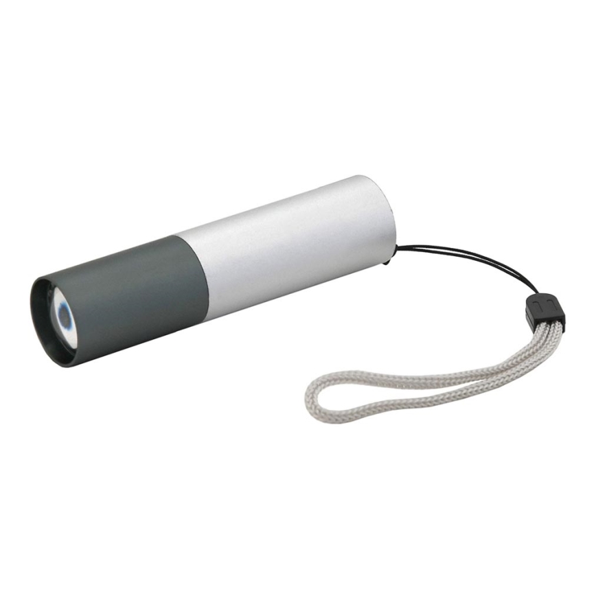 Linterna LED LED/400mAh blanco/gris