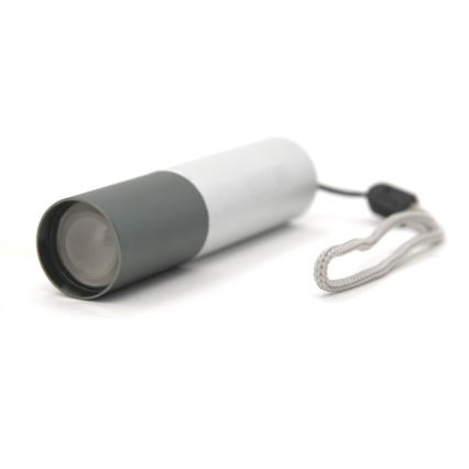 Linterna LED LED/400mAh blanco/gris