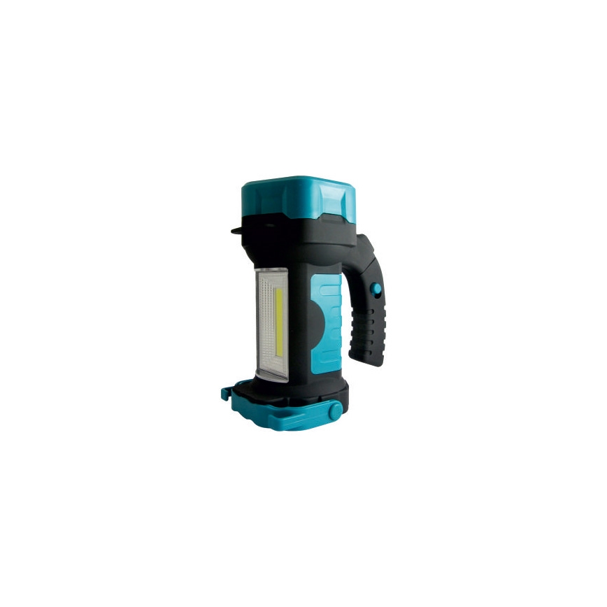Linterna LED LED+COB/3W/3xAA verde