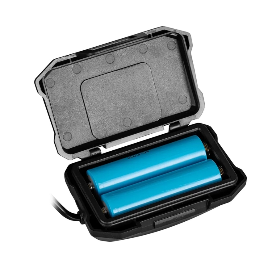 Linterna frontal LED recargable y regulable con sensor con función power bank y luz roja LED/10W/5V IP44 1200 brillante 4000 mAh