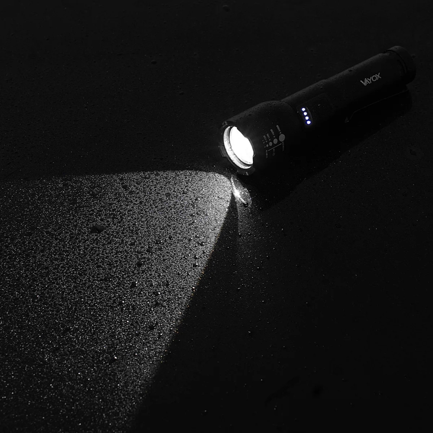 Linterna LED recargable y regulable LED/20W/5V IPX4 800 brillante 2000 mAh