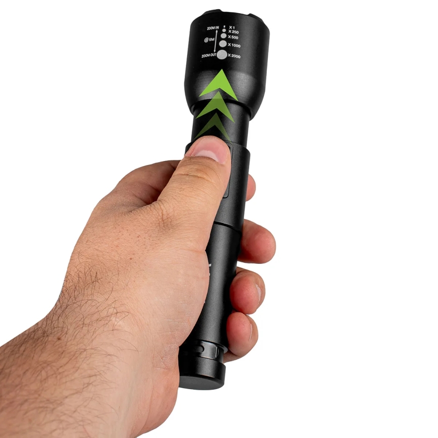 Linterna LED recargable y regulable LED/20W/5V IPX4 800 brillante 2000 mAh