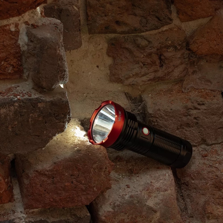 Linterna LED recargable y regulable LED/20W/5V IPX5 2000 brillante 6000 mAh