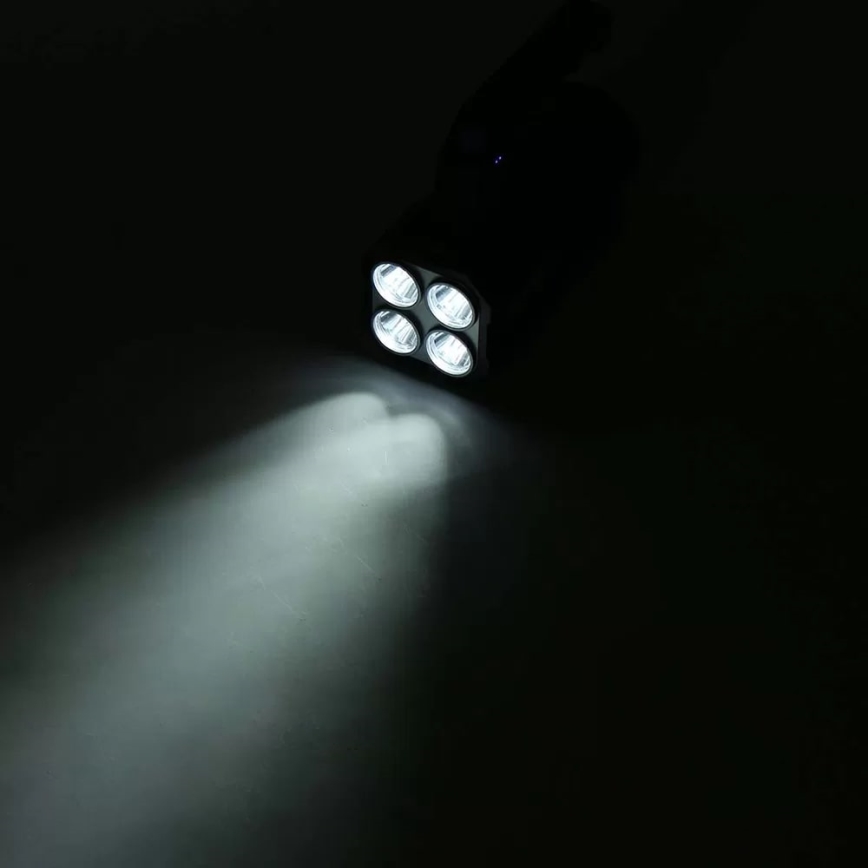 Linterna LED recargable y regulable LED/5V IPX4 250 brillante 1200 mAh