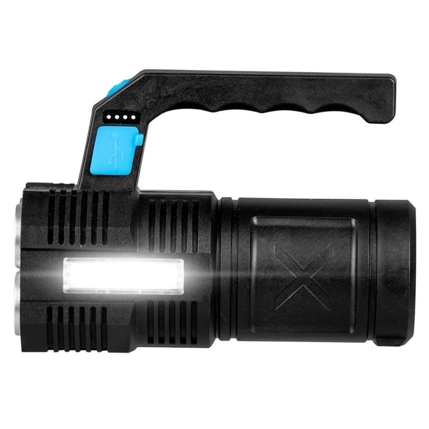 Linterna LED recargable y regulable LED/5V IPX4 250 brillante 1200 mAh