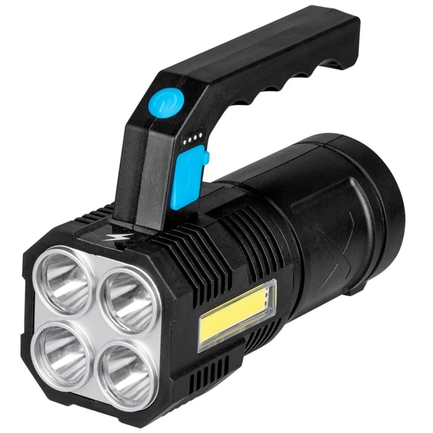 Linterna LED recargable y regulable LED/5V IPX4 250 brillante 1200 mAh