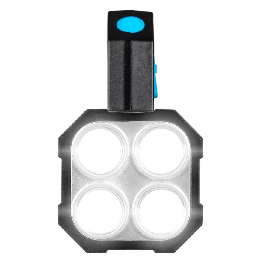 Linterna LED recargable y regulable LED/5V IPX4 250 brillante 1200 mAh