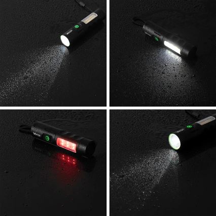 Linterna LED recargable y regulable LED/5W/5V IPX4 250 brillante 2000 mAh