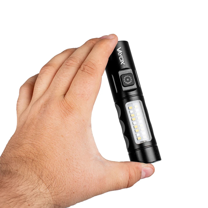 Linterna LED recargable y regulable LED/5W/5V IPX4 250 brillante 2000 mAh
