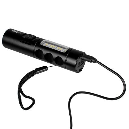 Linterna LED recargable y regulable LED/5W/5V IPX4 250 brillante 2000 mAh