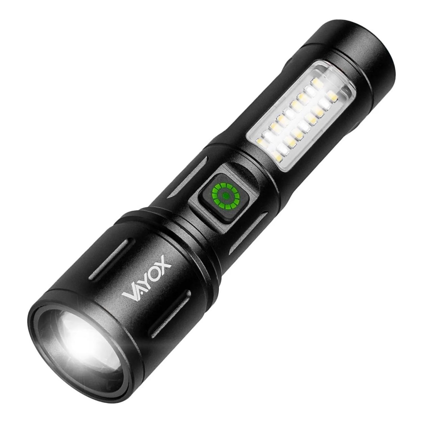 Linterna LED recargable y regulable LED/5W/5V IPX4 260 brillante 2000 mAh