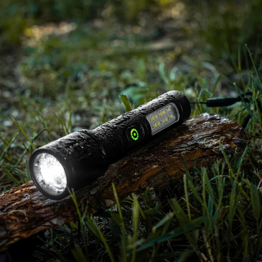 Linterna LED recargable y regulable LED/5W/5V IPX4 260 brillante 2000 mAh