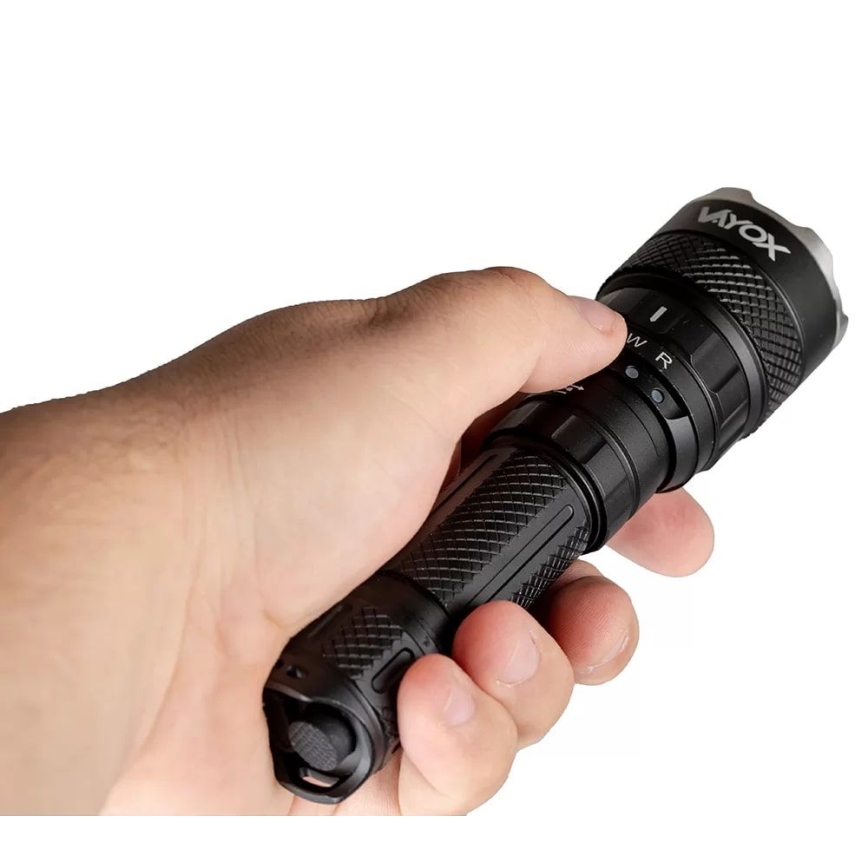 Linterna LED RGBW recargable y regulable LED/15W/5V IP66 1500 brillante 2000 mAh