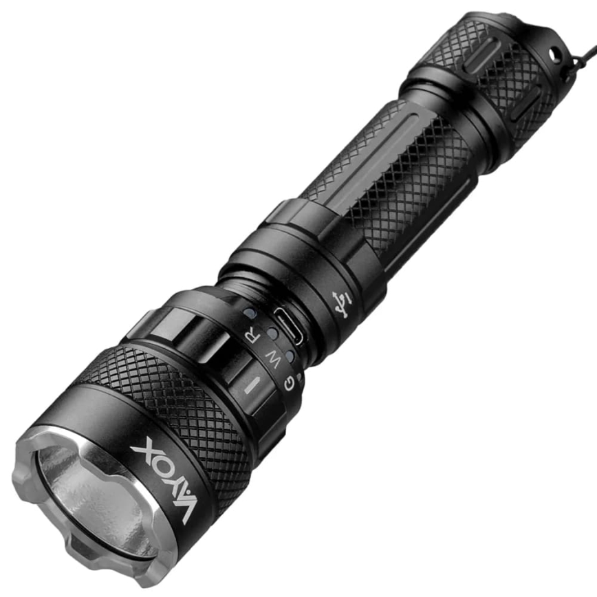 Linterna LED RGBW recargable y regulable LED/15W/5V IP66 1500 brillante 2000 mAh