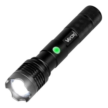 Linterna recargable LED LED/10W/5V IPX4 800 brillante 1200 mAh