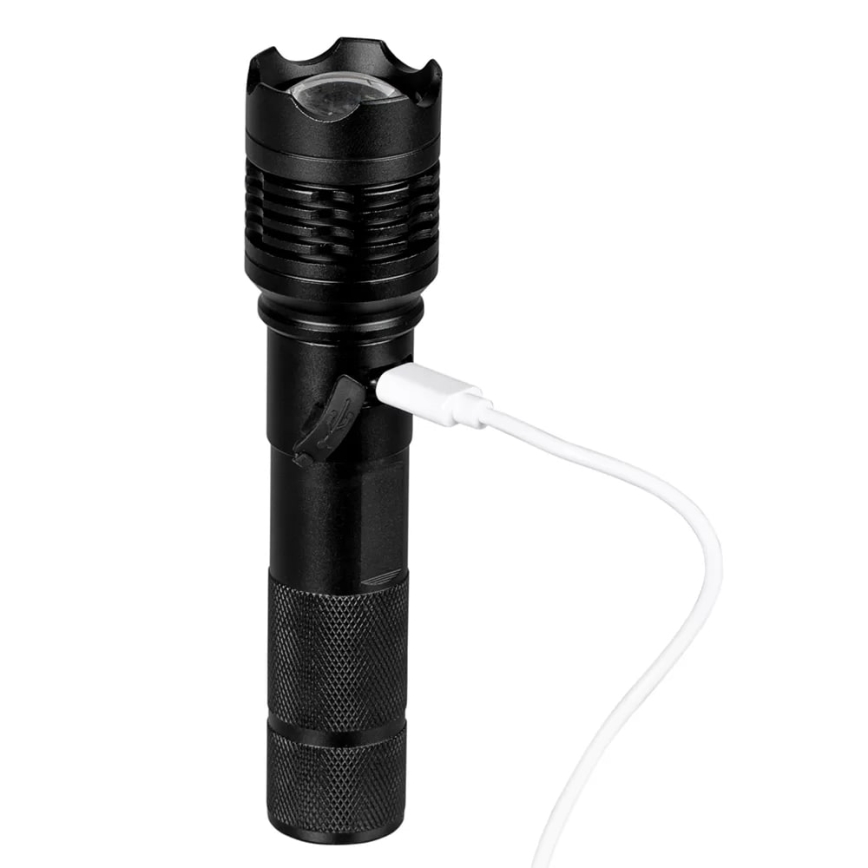 Linterna recargable LED LED/10W/5V IPX4 800 brillante 1200 mAh