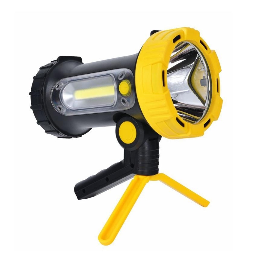 Linterna recargable LED LED/5W/4000mAh + LED/3W