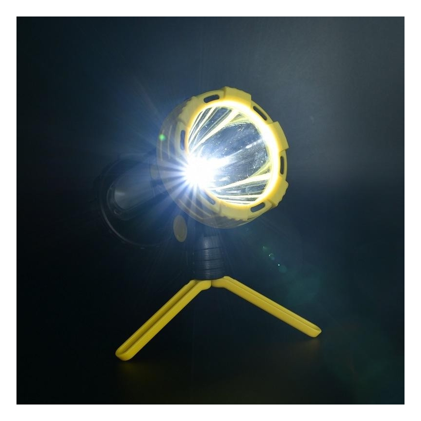 Linterna recargable LED LED/5W/4000mAh + LED/3W