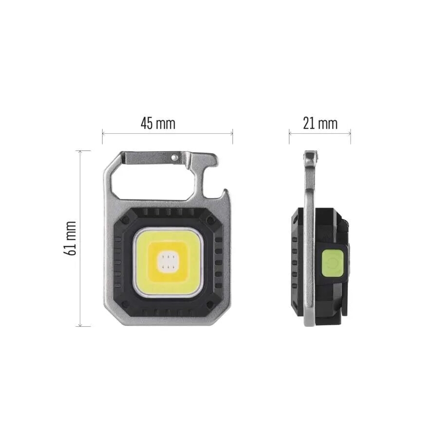 Linterna recargable LED LED/USB/3,7V 750 lm 500 mAh