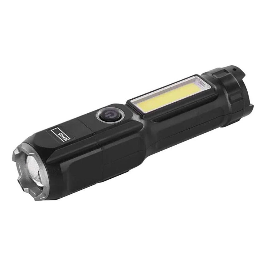 Linterna recargable LED LED/USB/3,7V IP44 150 lm 1200mAh