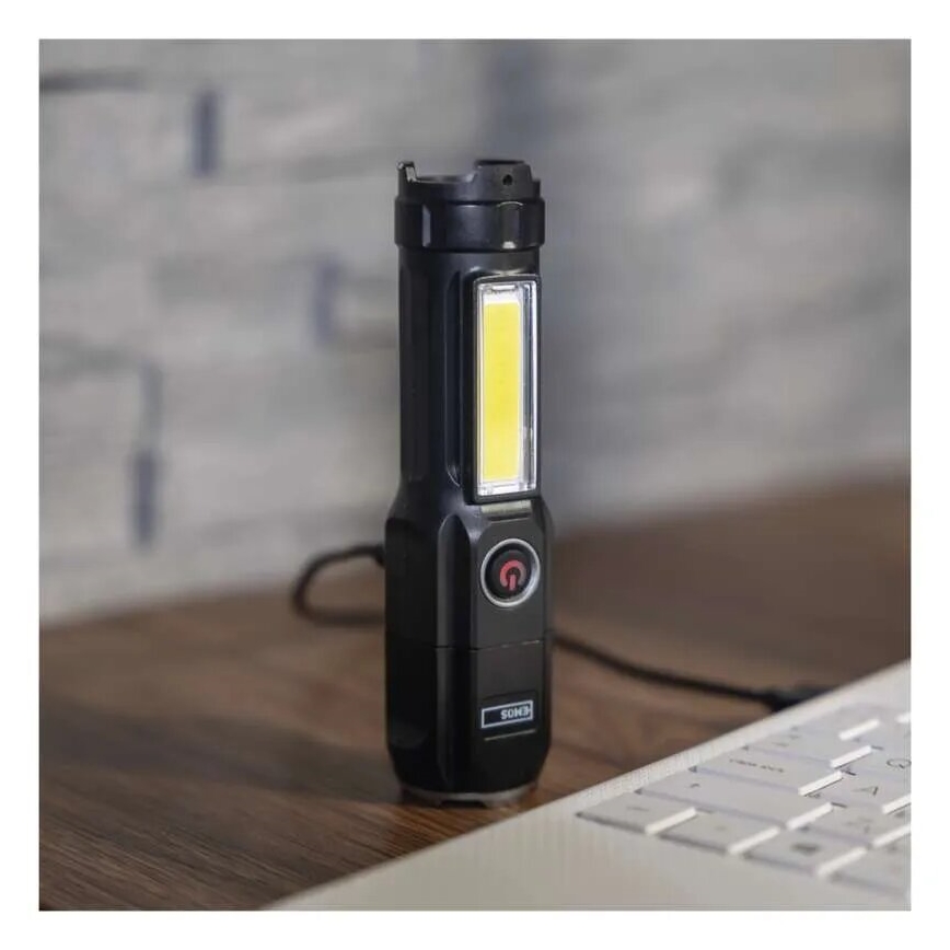 Linterna recargable LED LED/USB/3,7V IP44 150 lm 1200mAh
