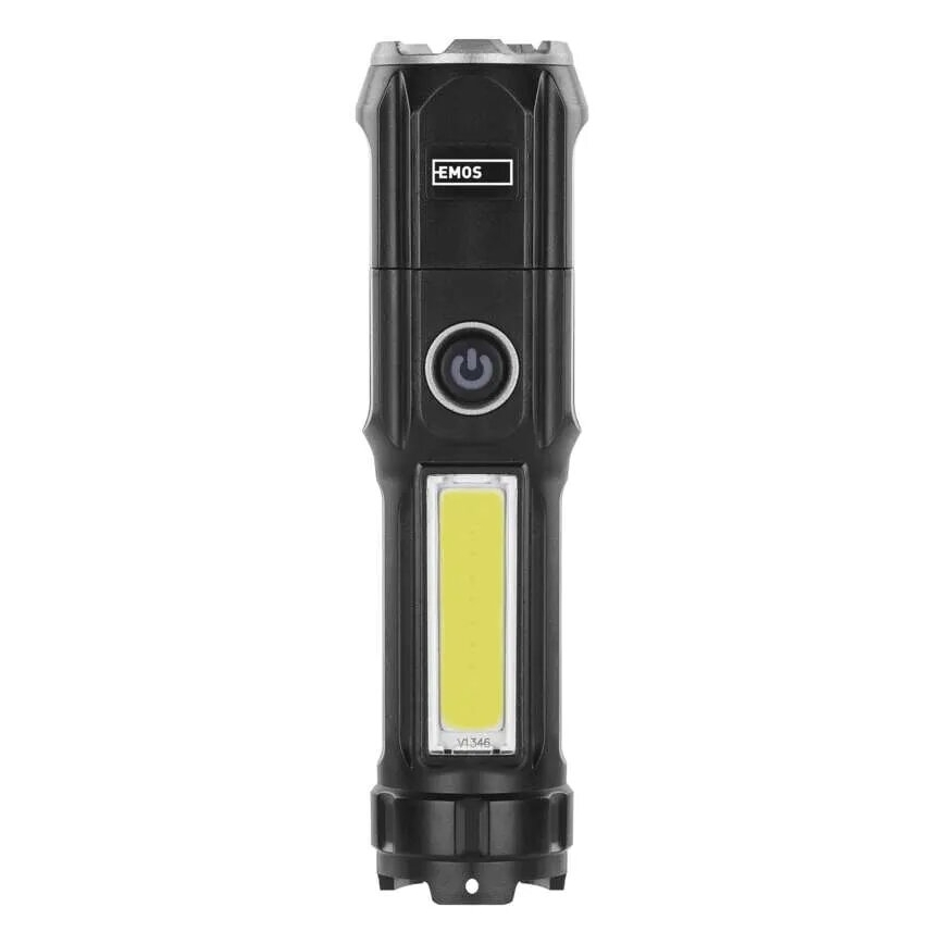 Linterna recargable LED LED/USB/3,7V IP44 150 lm 1200mAh