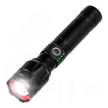 Linterna recargable LED regulable con función de power bank LED/30W/5V IPX5 1060 brillante 5000 mAh