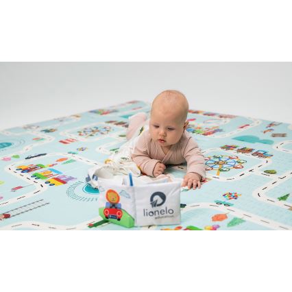 Lionelo - Alfombra de juegos para niños ROBBY