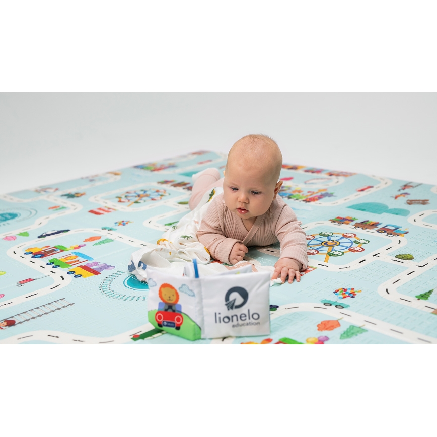 Lionelo - Alfombra de juegos para niños ROBBY