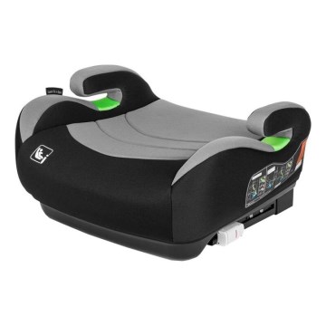 Lionelo - Asiento elevador para coche LUUK FIX i-Tamaño 125-150 cm negro/gris