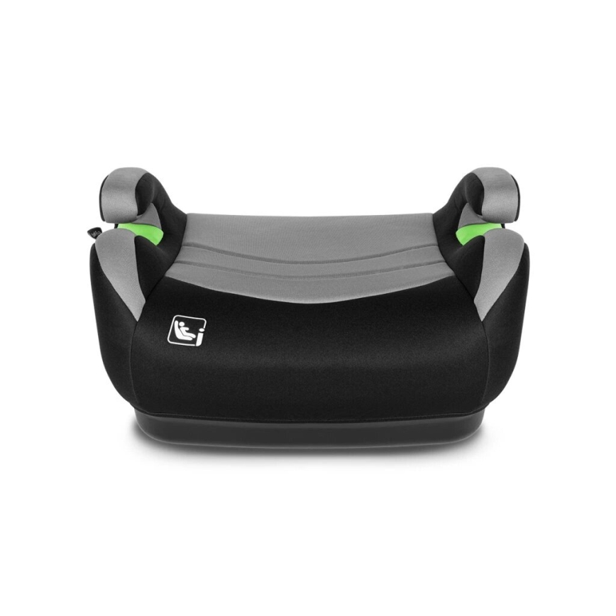 Lionelo - Asiento elevador para coche LUUK FIX i-Tamaño 125-150 cm negro/gris