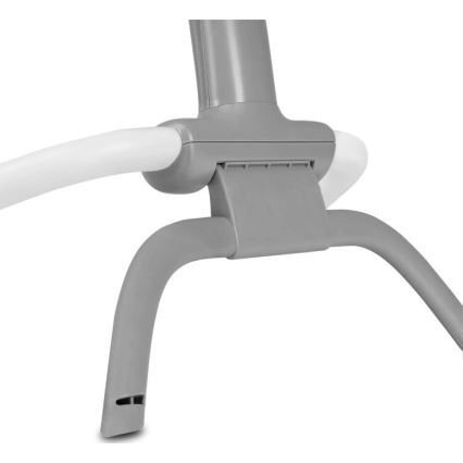 Lionelo - Balancín vibrador para bebés con melody PASCAL gris/turquesa