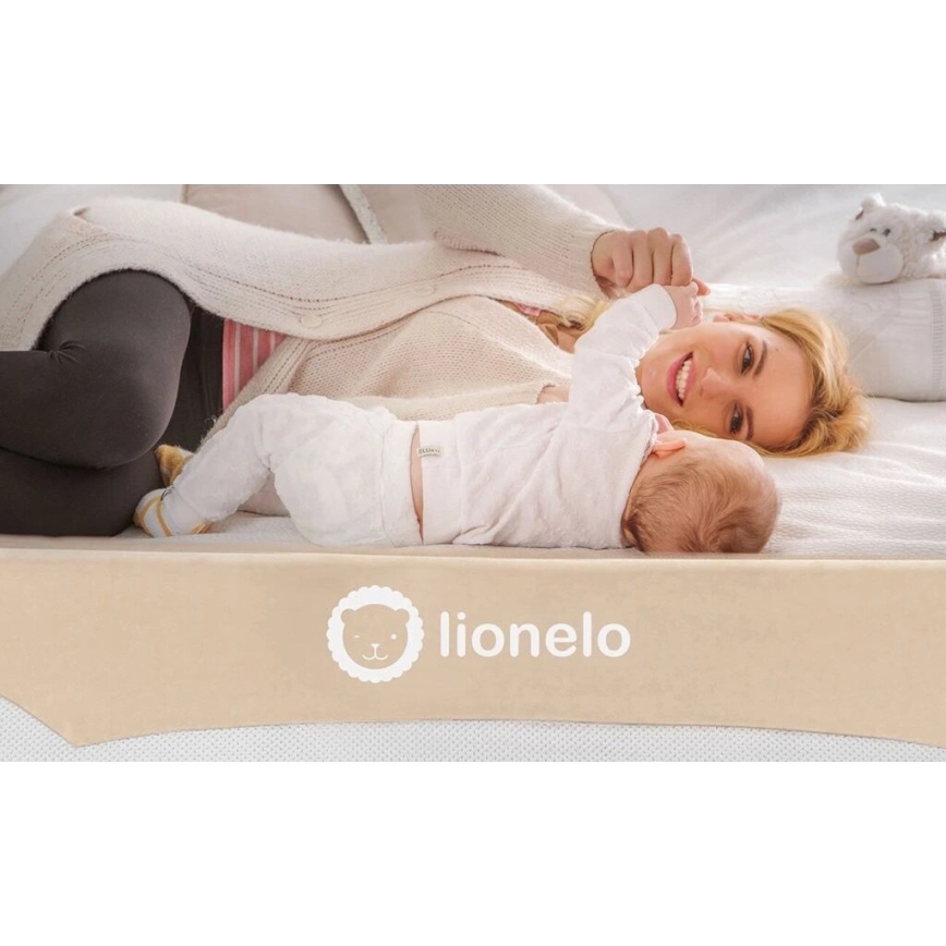 Lionelo - Barrera de seguridad para camas EVA beige