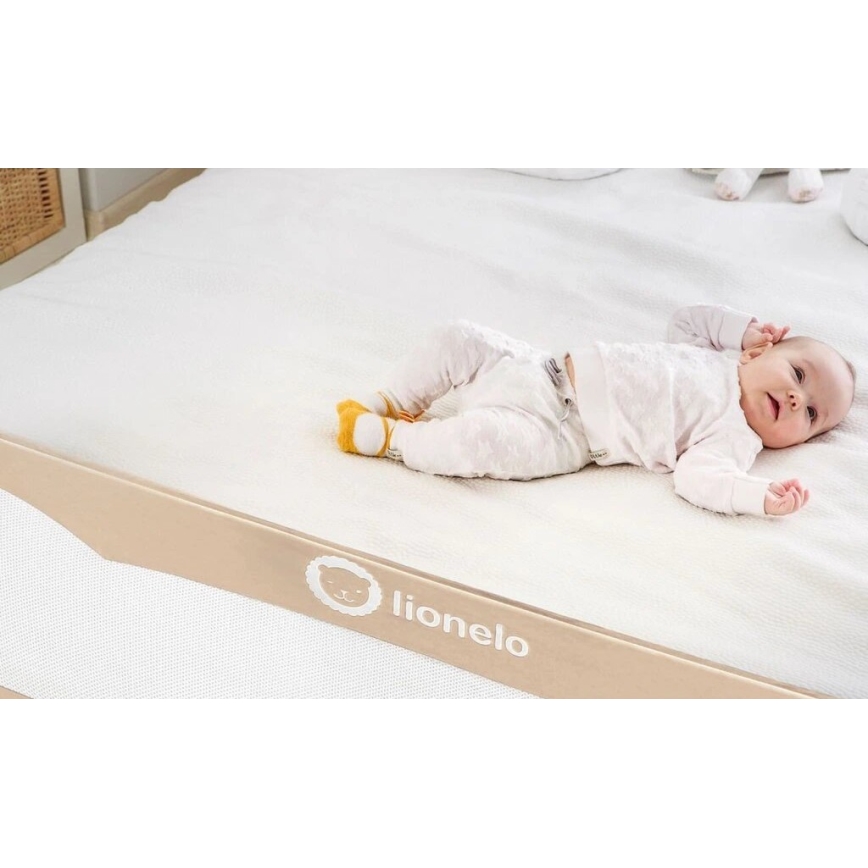 Lionelo - Barrera de seguridad para camas EVA beige