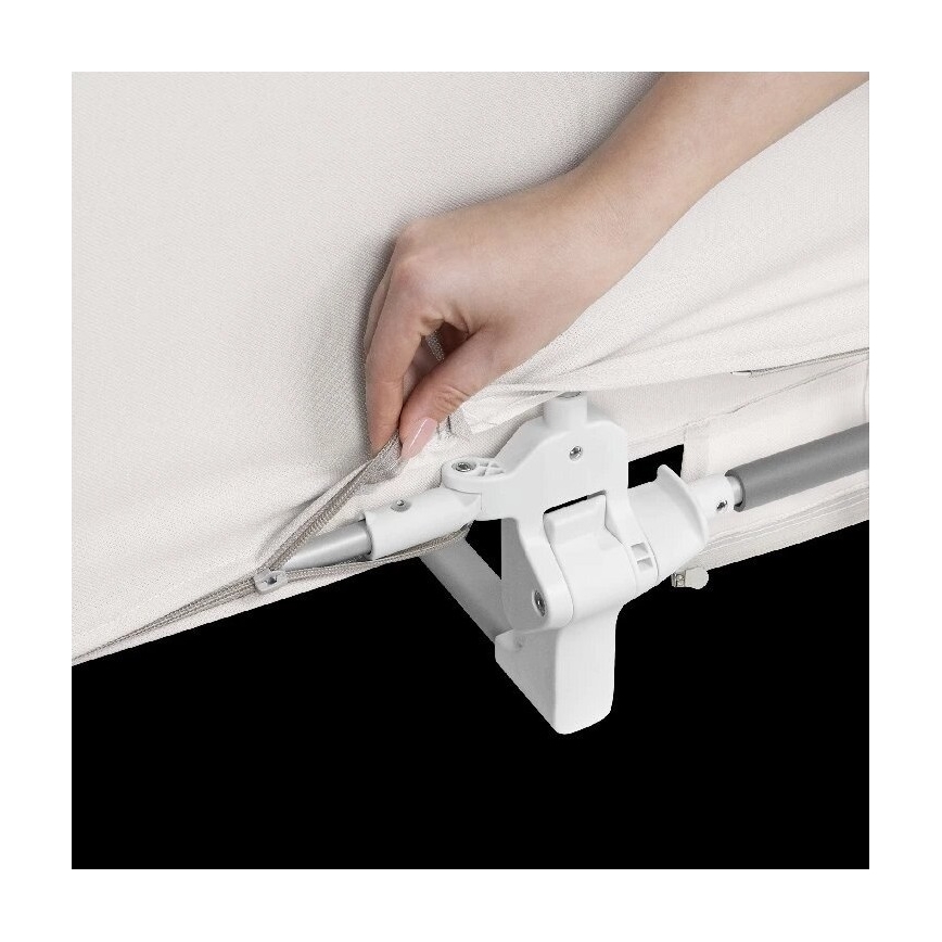 Lionelo - Barrera de seguridad para camas LORA gris