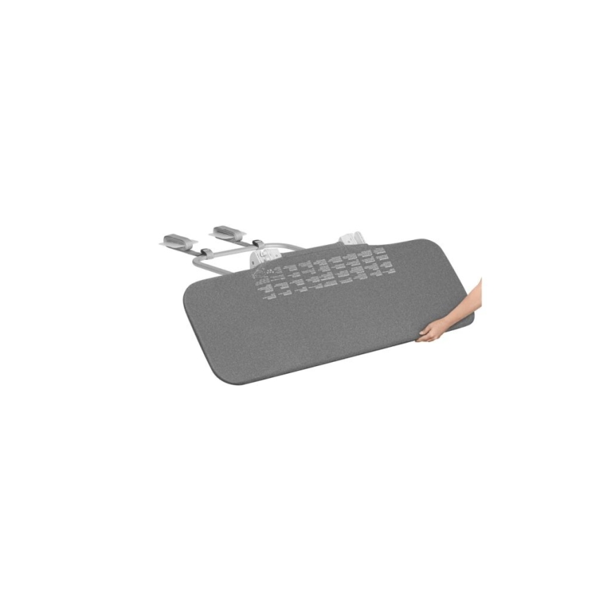Lionelo - Barrera de seguridad para camas LORA gris oscuro