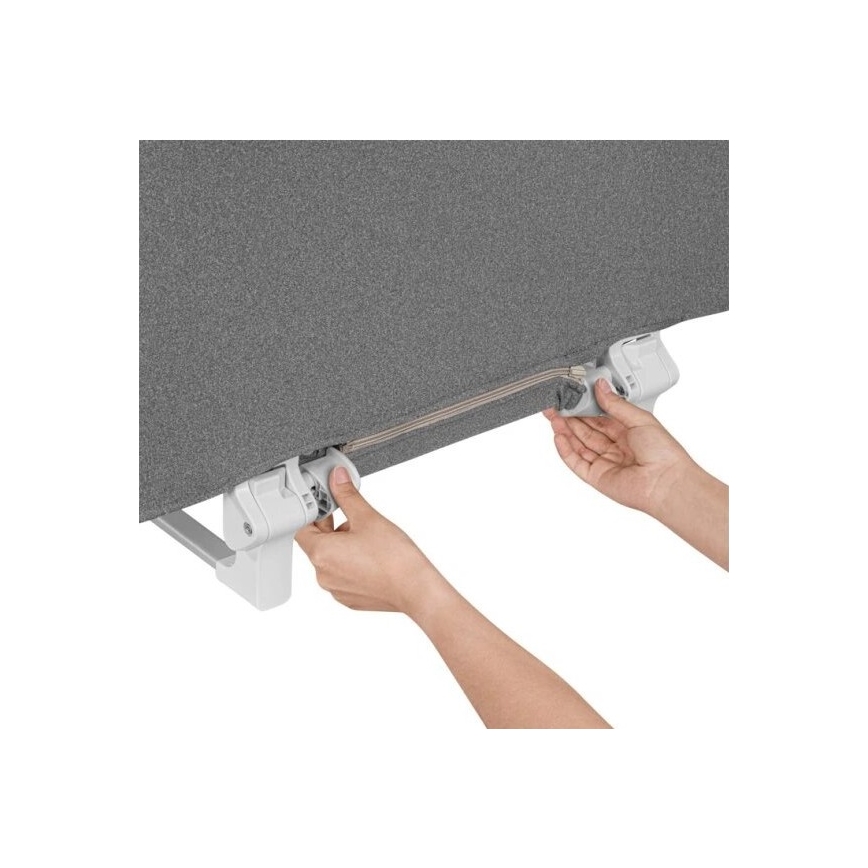 Lionelo - Barrera de seguridad para camas LORA gris oscuro