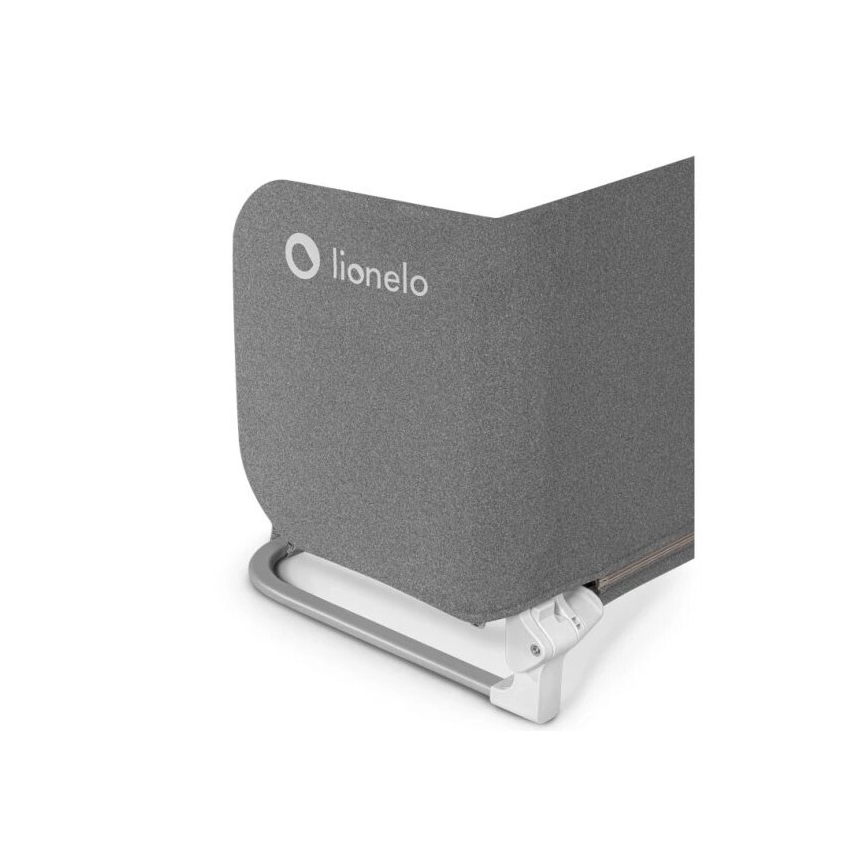 Lionelo - Barrera de seguridad para camas LORA gris oscuro