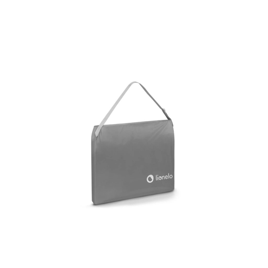 Lionelo - Barrera de seguridad para camas LORA gris oscuro