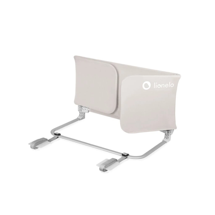 Lionelo - Barrera de seguridad para camas LORA XL gris