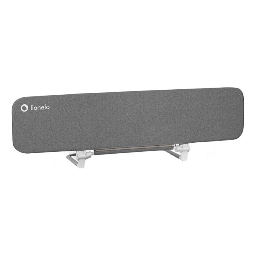 Lionelo - Barrera de seguridad para camas LORA XL gris oscuro