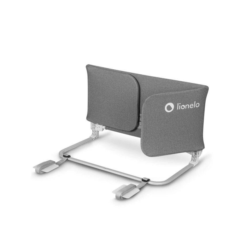 Lionelo - Barrera de seguridad para camas LORA XL gris oscuro