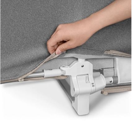 Lionelo - Barrera de seguridad para camas LORA XL gris oscuro